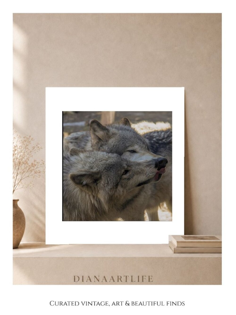 PRINT on professional paper 8x8 matted in white to 12" x 12" My Photo Your Frame